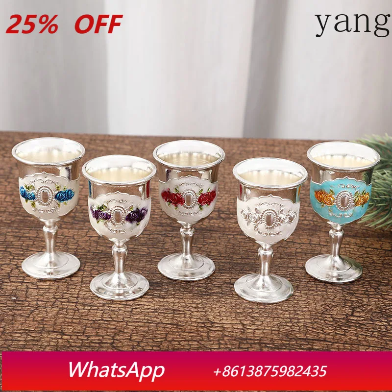 

CX Creative Metal Home Liquor Glasses Vintage Exquisite Wine Set