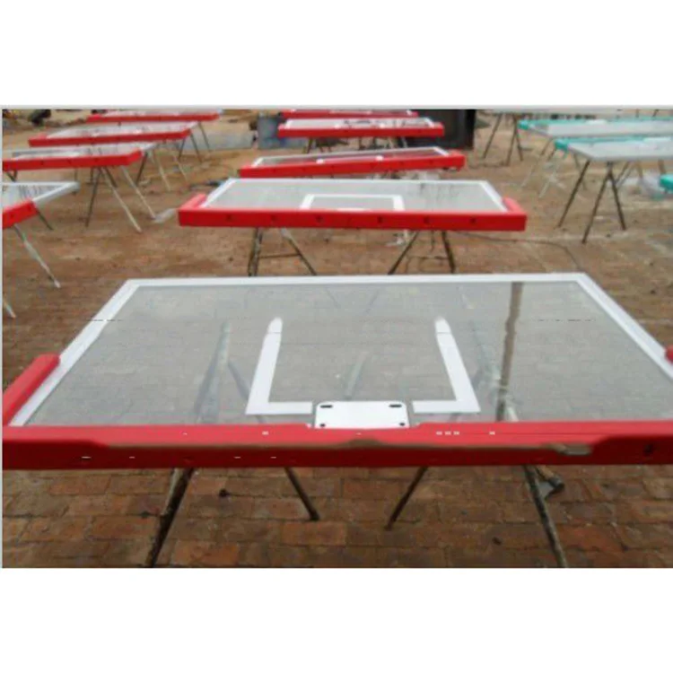 Steel Frame Manufacturer Direct Sale Tempered Glass Basketball Backboard