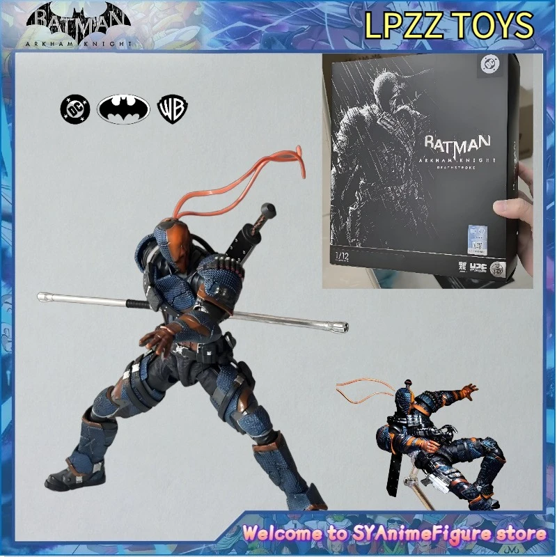 In Stock LPZZ Toys Batman Arkham Knight Deathstroke Action Figure DC Multiverse Superman 1/12 Toys Collection Gift