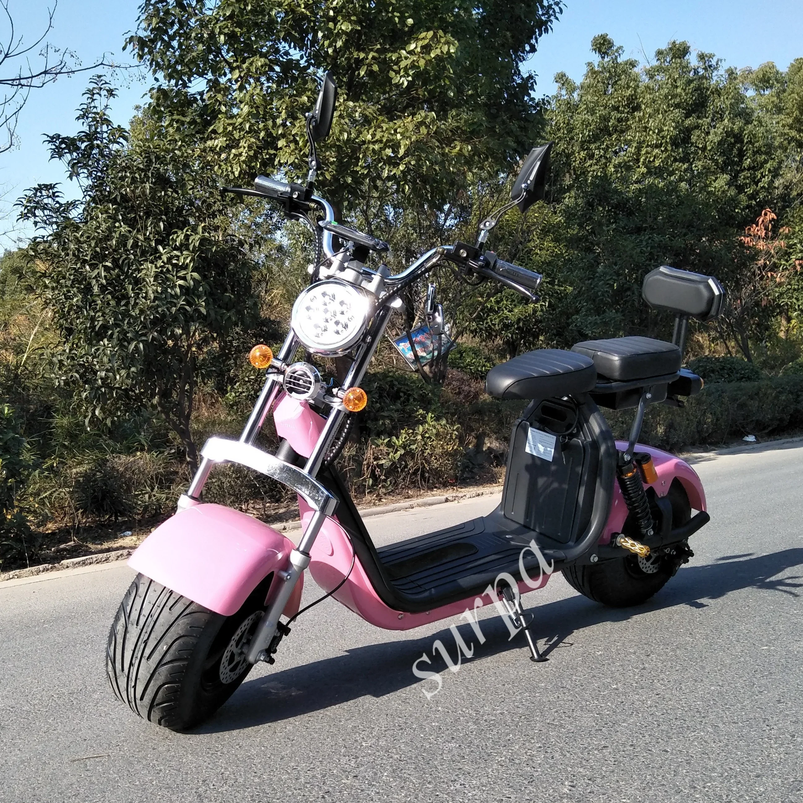 new model 2000w two removable 60v 12ah/20ah li-on battery fat tire wide wheel electric scooter bicycle scooter electric bike
