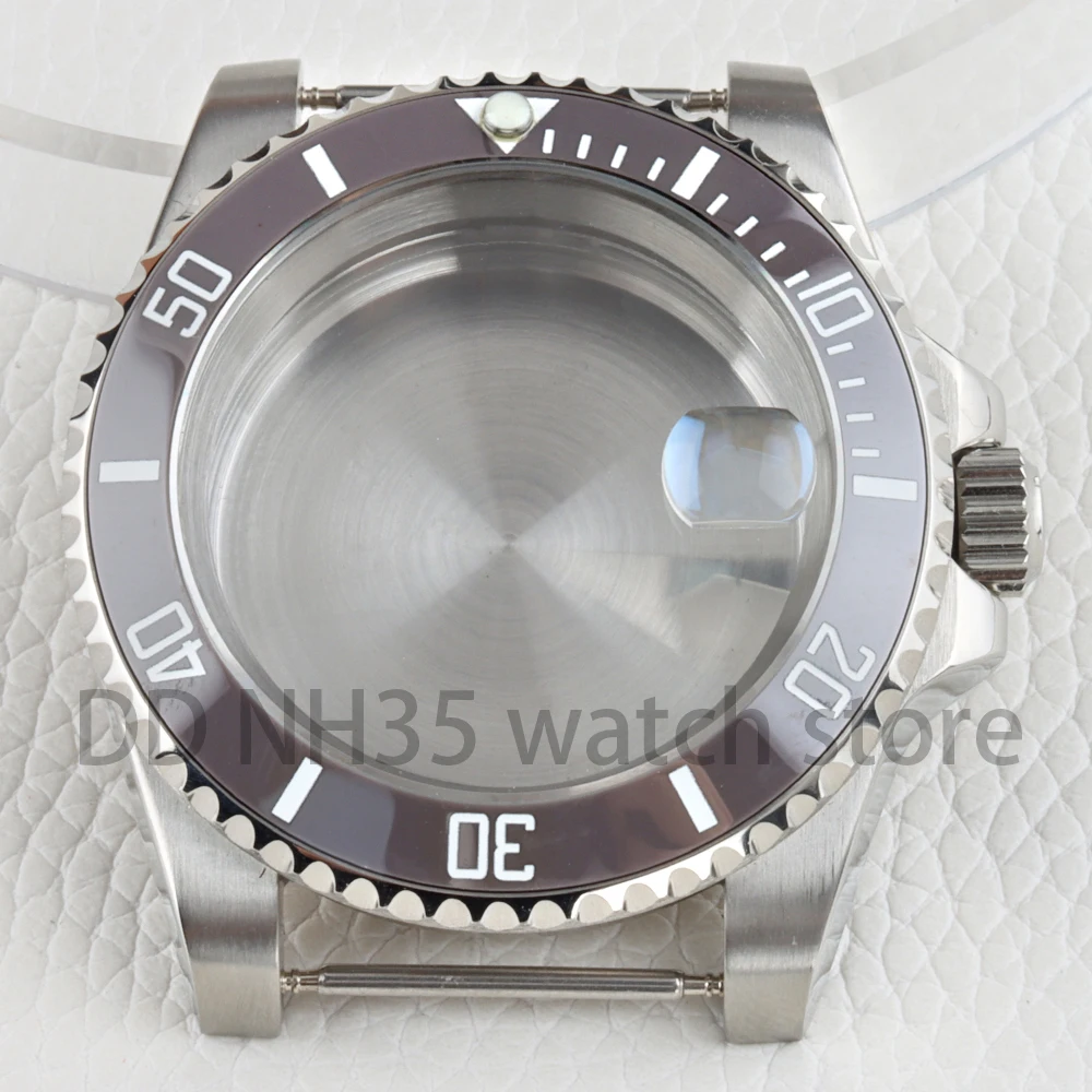 

40mm NH35 Case Sapphire Glass Solid 316L Stainless Steel for Yacht-Master SUB GMT NH34 NH35 NH36 NH38 Movement 28.5mm Dial