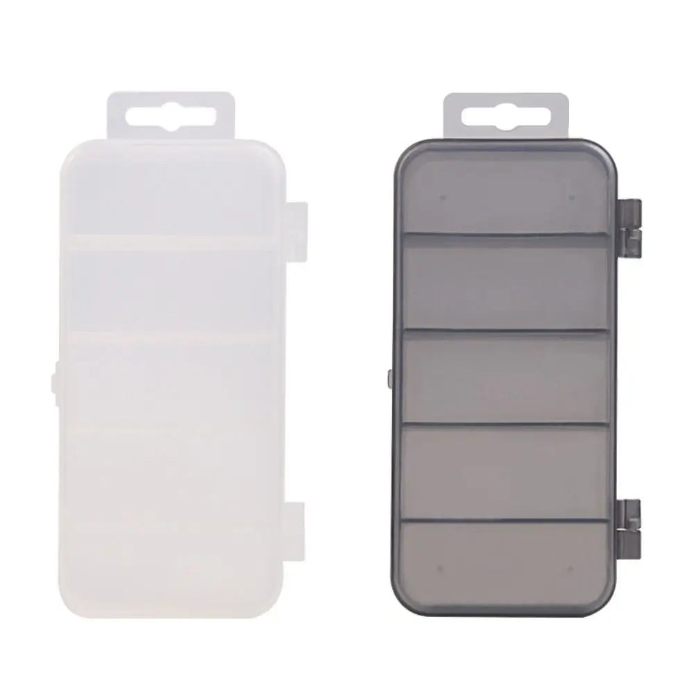 5 Compartments Fishing Lure Box Portable Multifunctional Lure Storage Box Waterproof Plastic Fishing Tackle Case Fishing Tools