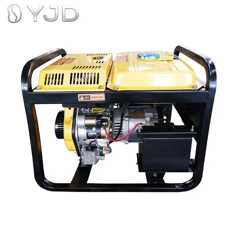 3KW 3KVA Open Type Air Cooled Generator Set Small Power Mini Diesel Generator Factory Price Portable Genset 3kw