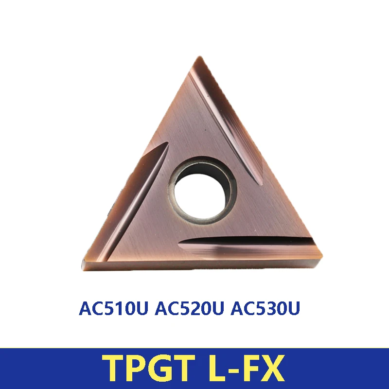 

Original TPGT TPGT080204 TPGT080204L-FX TPGT110302L-FX TPGT110304L-FX FY AC530U AC520U AC510U Carbide Inserts Slotting Cutter