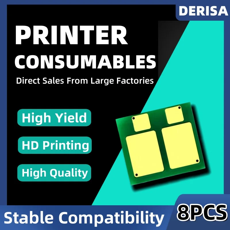 

8 шт. тонер-чип для HP Color LaserJet Pro M254dw M254 M280nw M280 M281 203A чип CF540A CF541A CF542A CF543A чип тонера