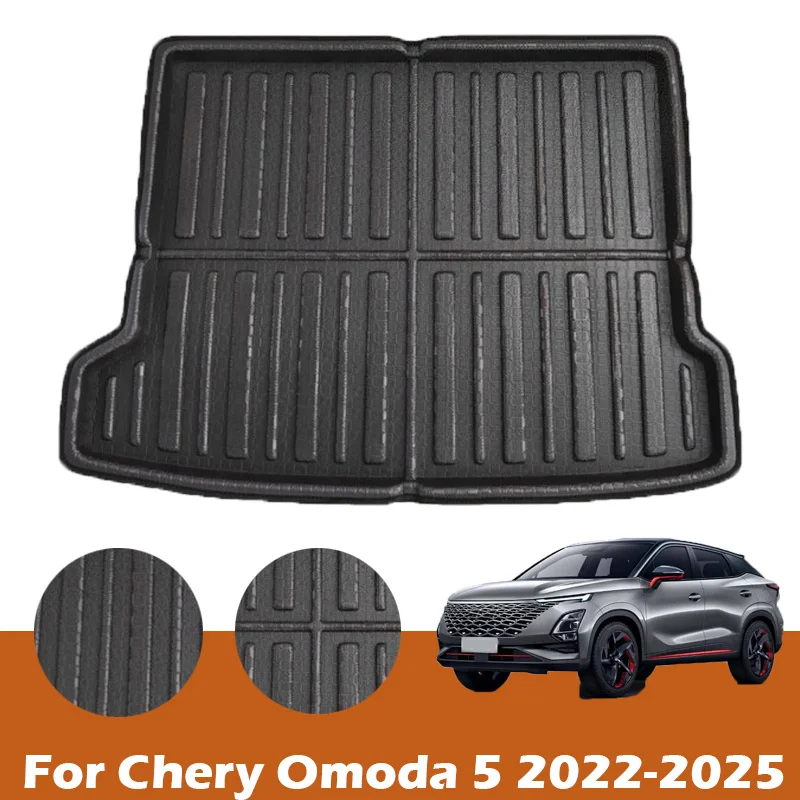 Alfombrilla para Maletero de Coche para Chery Omoda 5 2022-2025, Bandeja Protectora Trasera, Revestimiento de Maletero, Alfombra de Carga, Protector de Maletero, Accesorios Antisalpicaduras