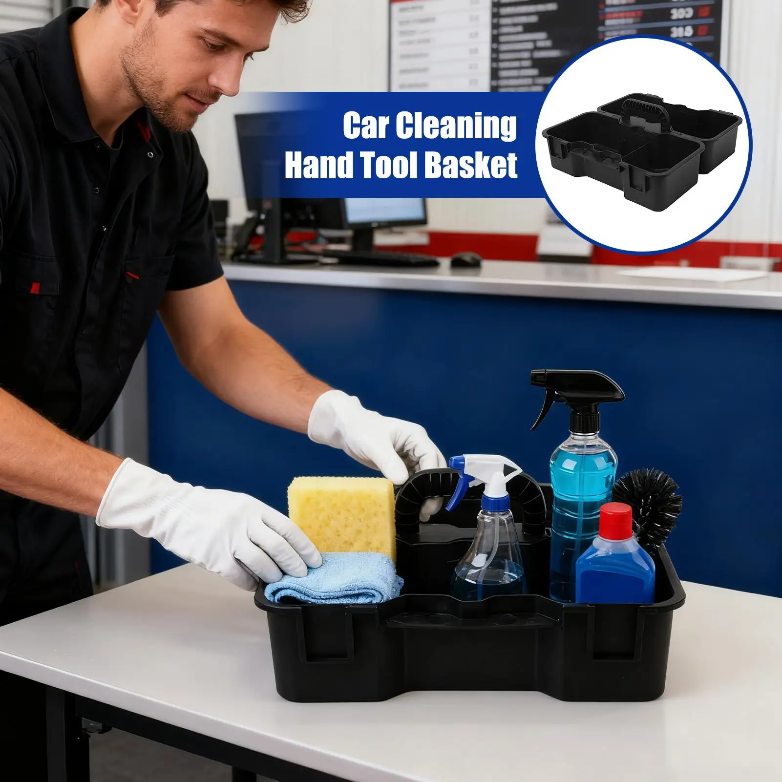 

Корзина-органайзер с ручкой, портативная многоцелевая корзина для душа в общежитии, для душа, спальни, прачечной, кухни, дома