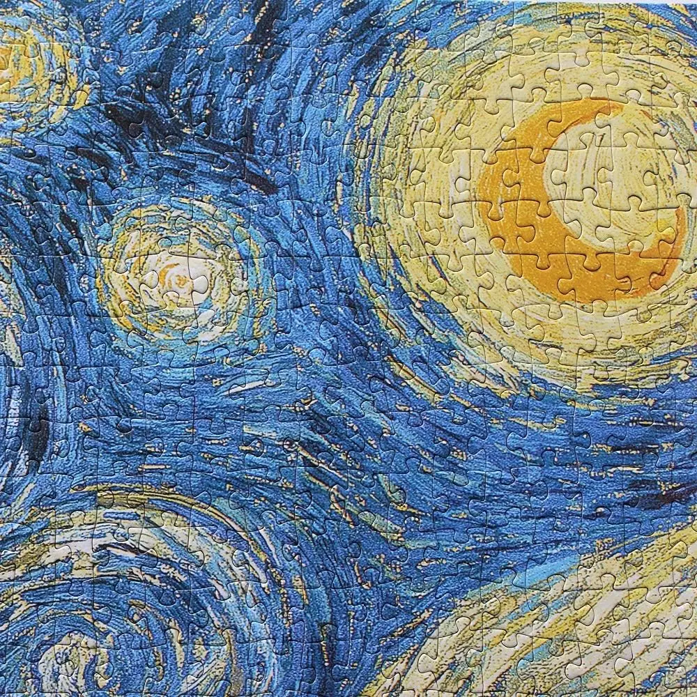 MaxRenard-Puzzle de 1000 Pièces, 68x49cm, Van Gogh, La Nuit Étoilée, Papier à Assembler, Peinture, Art, Jouets pour Adultes