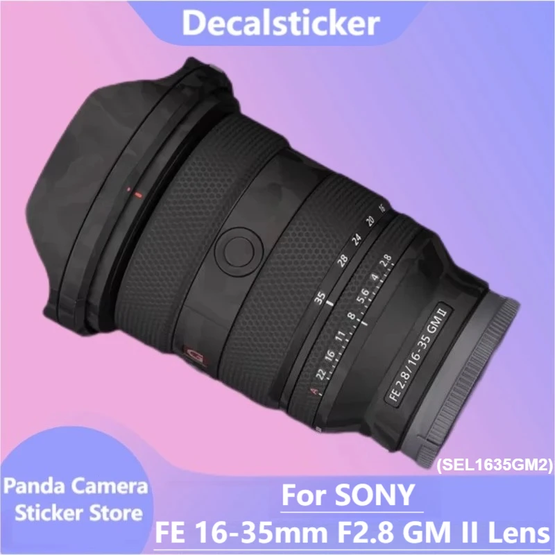 

Для Sony FE 16-35 мм F2.8 GM II SEL1635GM2 наклейка на объектив, защитная пленка, виниловая наклейка, кожа FE 16-35 F/2.8 GMII