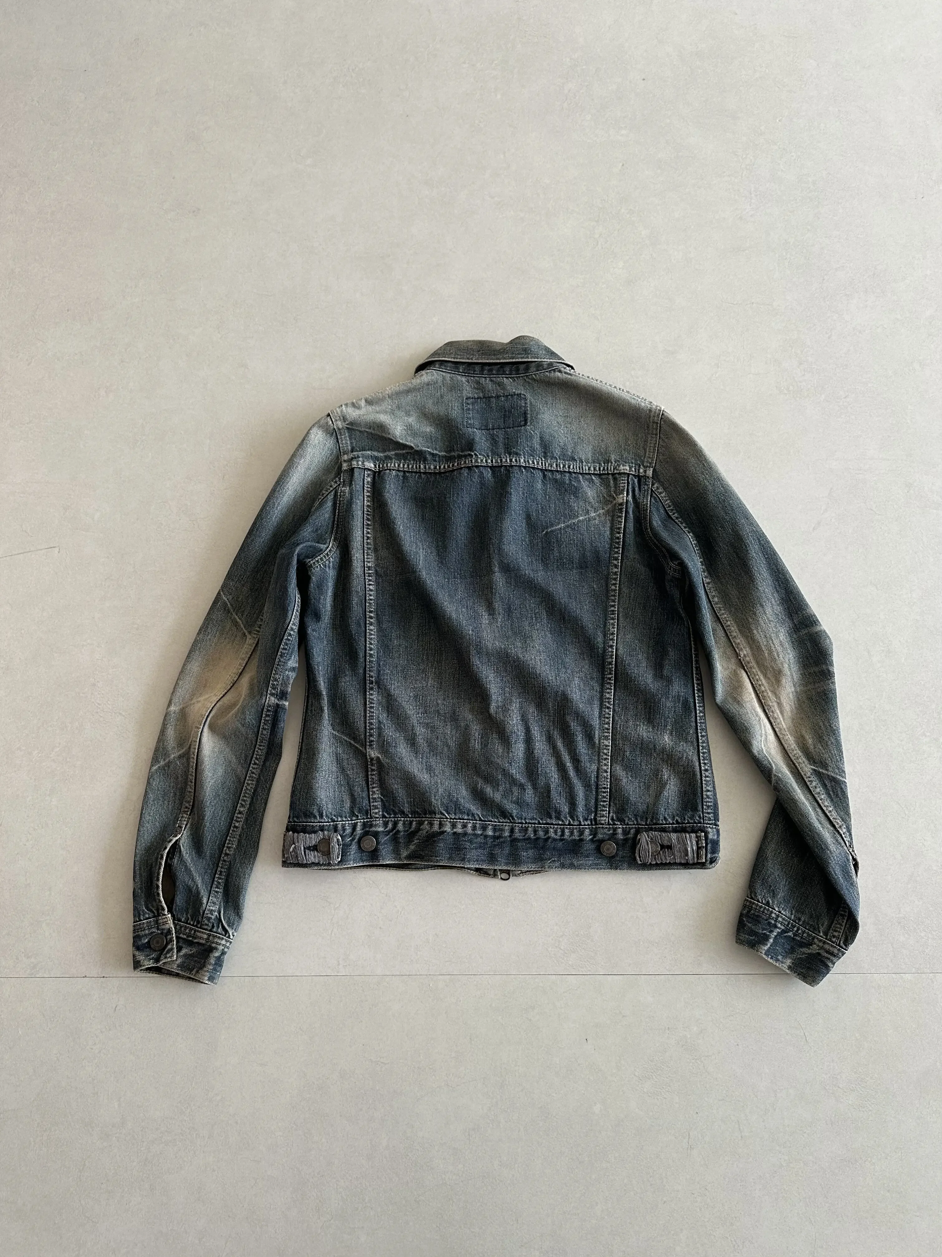 Under 06aw Guru Guru BBV Bug Embroidered Denim Zip Jacket
