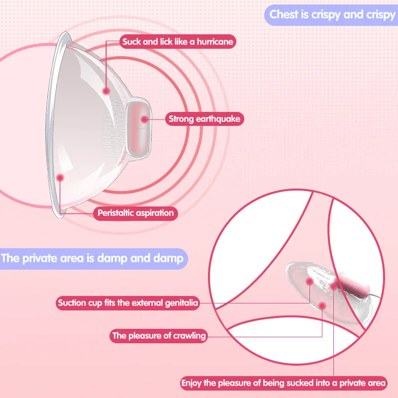 Nipple Licking Vibrator Sex Toys for Women Nipple Stimulation Licking Vagina Vacuum Pump Clitoris Breast Massage Vibrator view 6