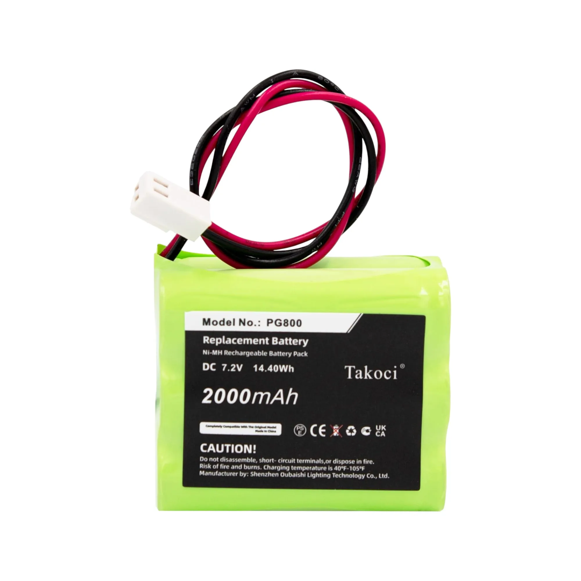 

Replacement Battery 2000mAh for Marmitek,ESP,ProGuard Control Panel,Infinite Prime Control Panel,INF-BATPNL,GP150AAM6YMX,PG800