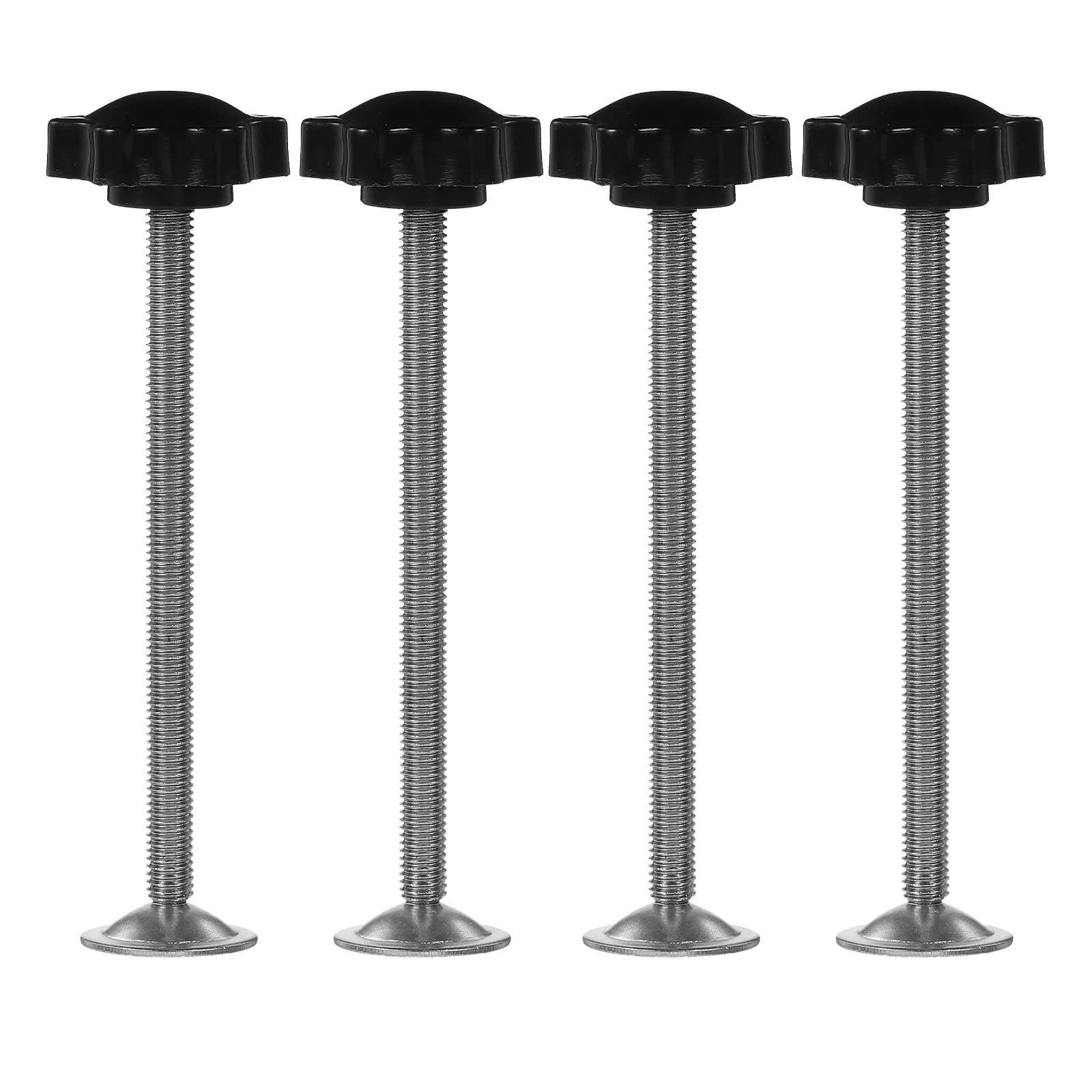 

4 шт., шпиндельные стержни с резьбой для детских ворот, прочные предохранительные винты, запасные части для быстрой установки, оборудование для домашних ворот для домашних животных