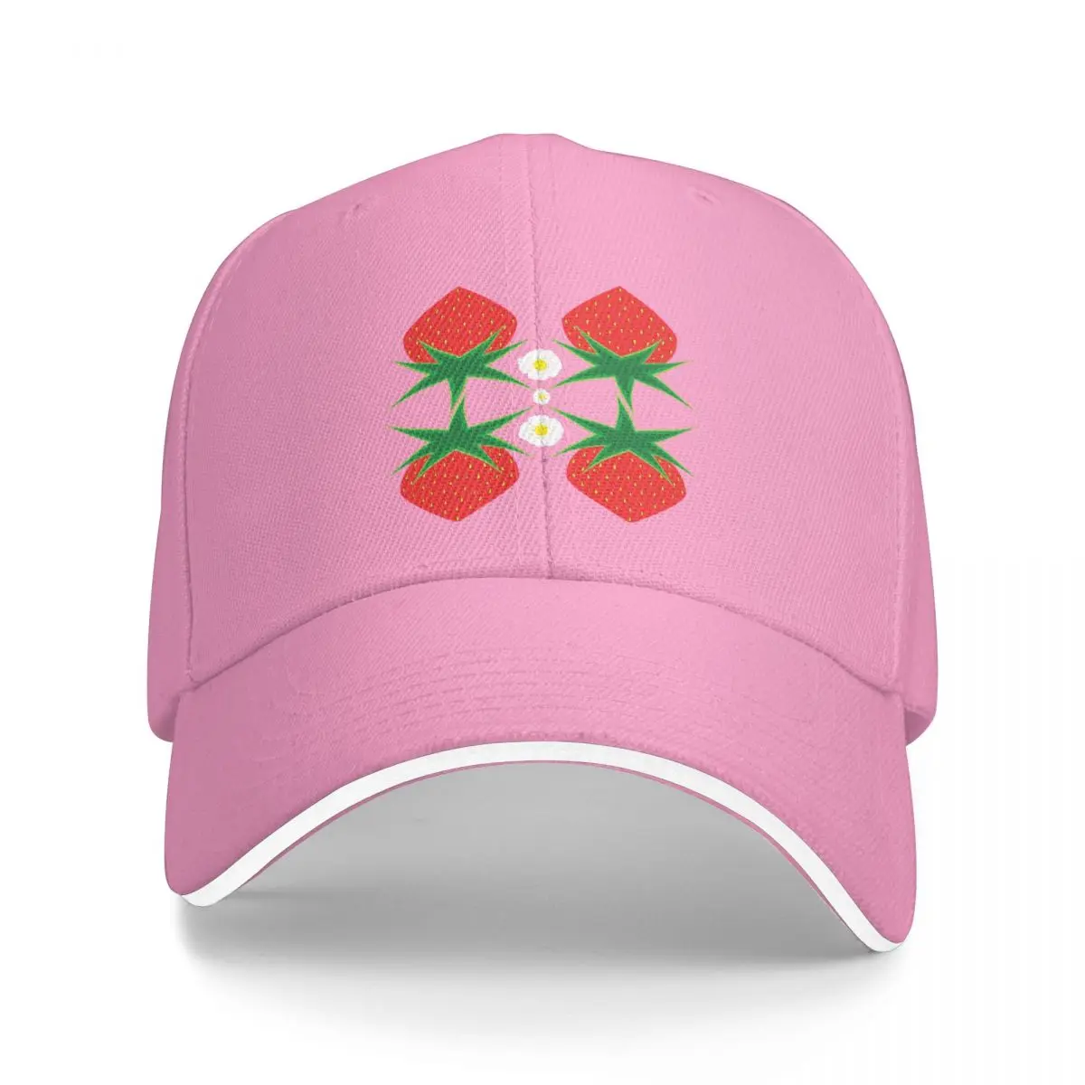 

Strawberries Baseball Cap Bobble Hat Trucker Hats Cap Women's Men's