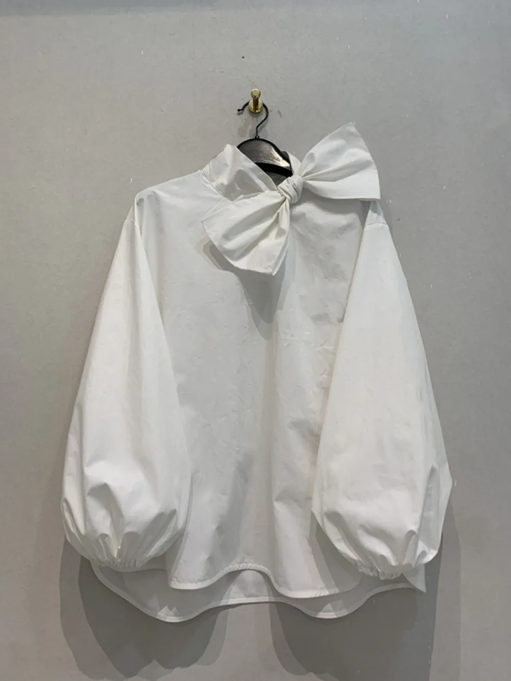 

Literary Lovely Japanese Office Lady Simple Crop Top Elegant French Loose Soft Casual Women Clothing All-match Lovely Ropa Mujer