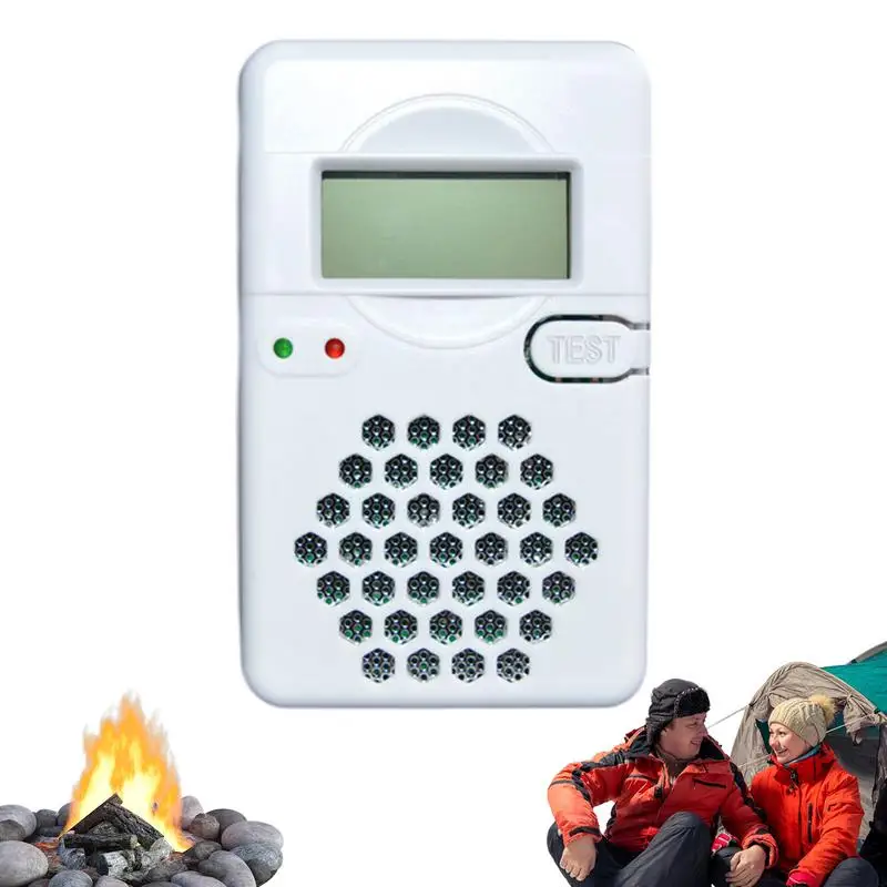 Rilevatore di allarme CO rilevatore di allarme CO misuratore portatile Mini formato CO Monitor per veicoli aerei da viaggio in auto