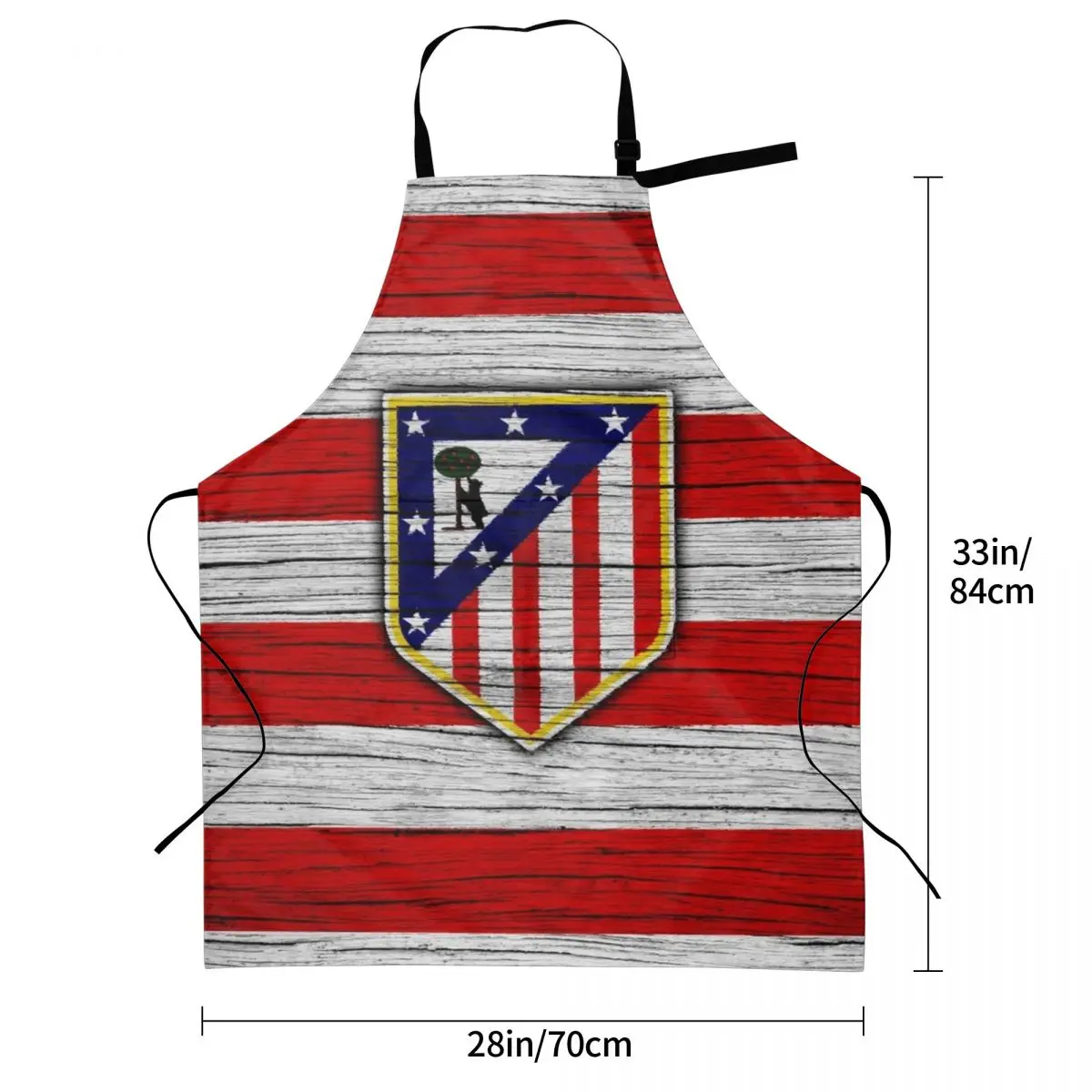 Atlético de Madrid Apron Beauty Womens Dresses chef for man Household Items Useful Apron