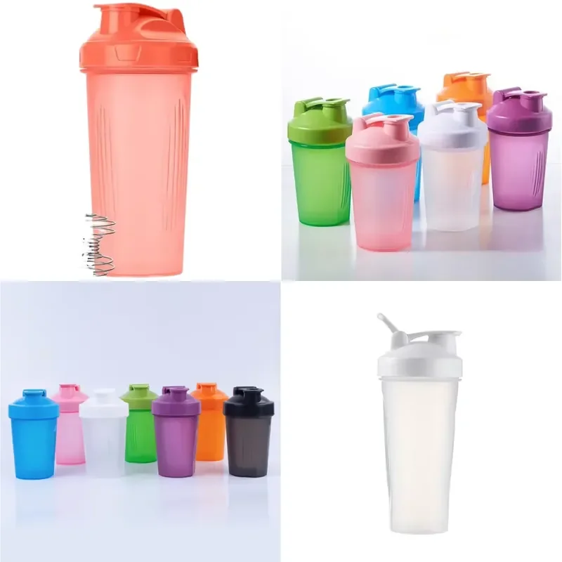 for 2026 Plastic Shaking Cup Leak Proof 600ml Portable Fitness Protein Mixing Cup Easy to Clean Gym Sports Drink Bottle