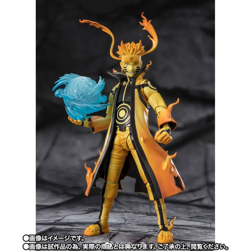 

In Stock, Ships Within 24 Hours, Naruto SHF Nine-Tails Naruto Kurama Mode, Posable Figure Collectible