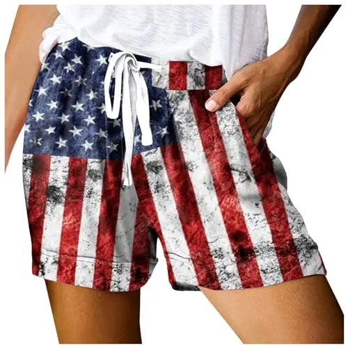 Calção minimalista de mulher impressa em 3D, calça casual solta, bandeira, monocromática, 2021