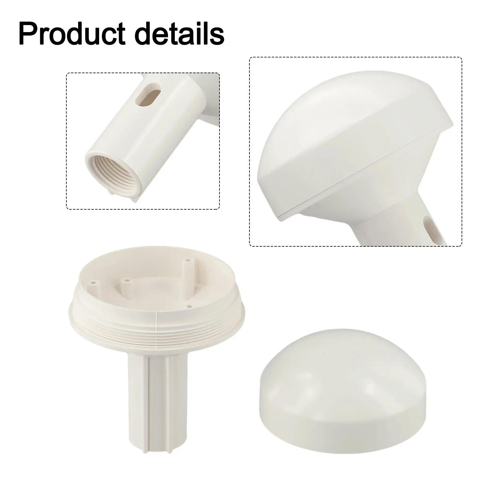 For Boat With Base GPS Antenna Housing Compact Size Enhanced GPS Performance High-quality ABS Material Lightweight