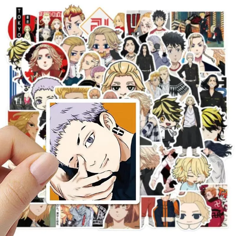 50/30/10PCS Hanagaki Takemichi Tachibana Hinata Mikey Draken Mucho Popular Anime Graffiti Suitcase Notebook Waterproof Stickers