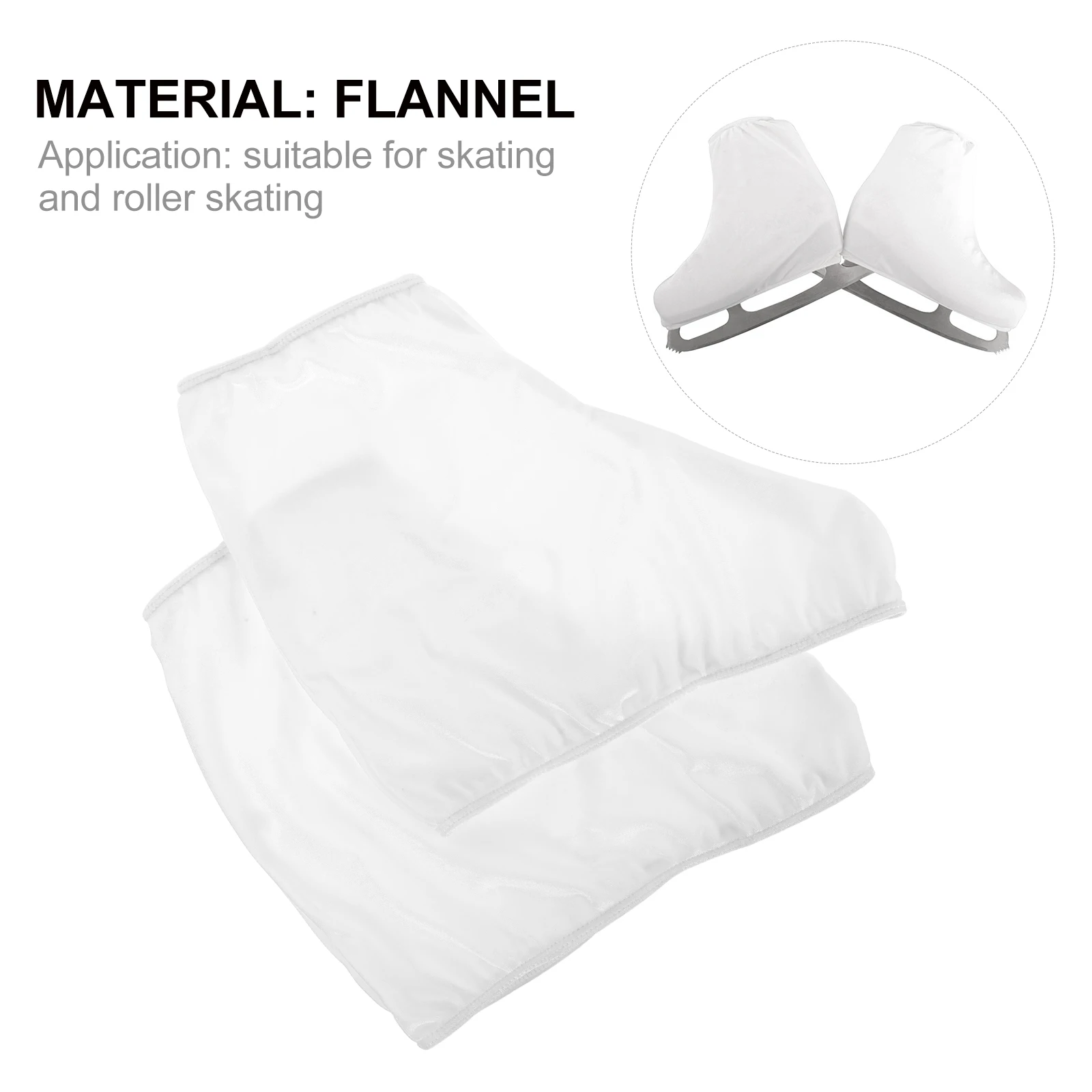 

1 Pair Skate Shoe Covers Elastic Ice Skate Boot Protectors Durable Comfortable Fit Hockey Figure Roller Skates Easy Match