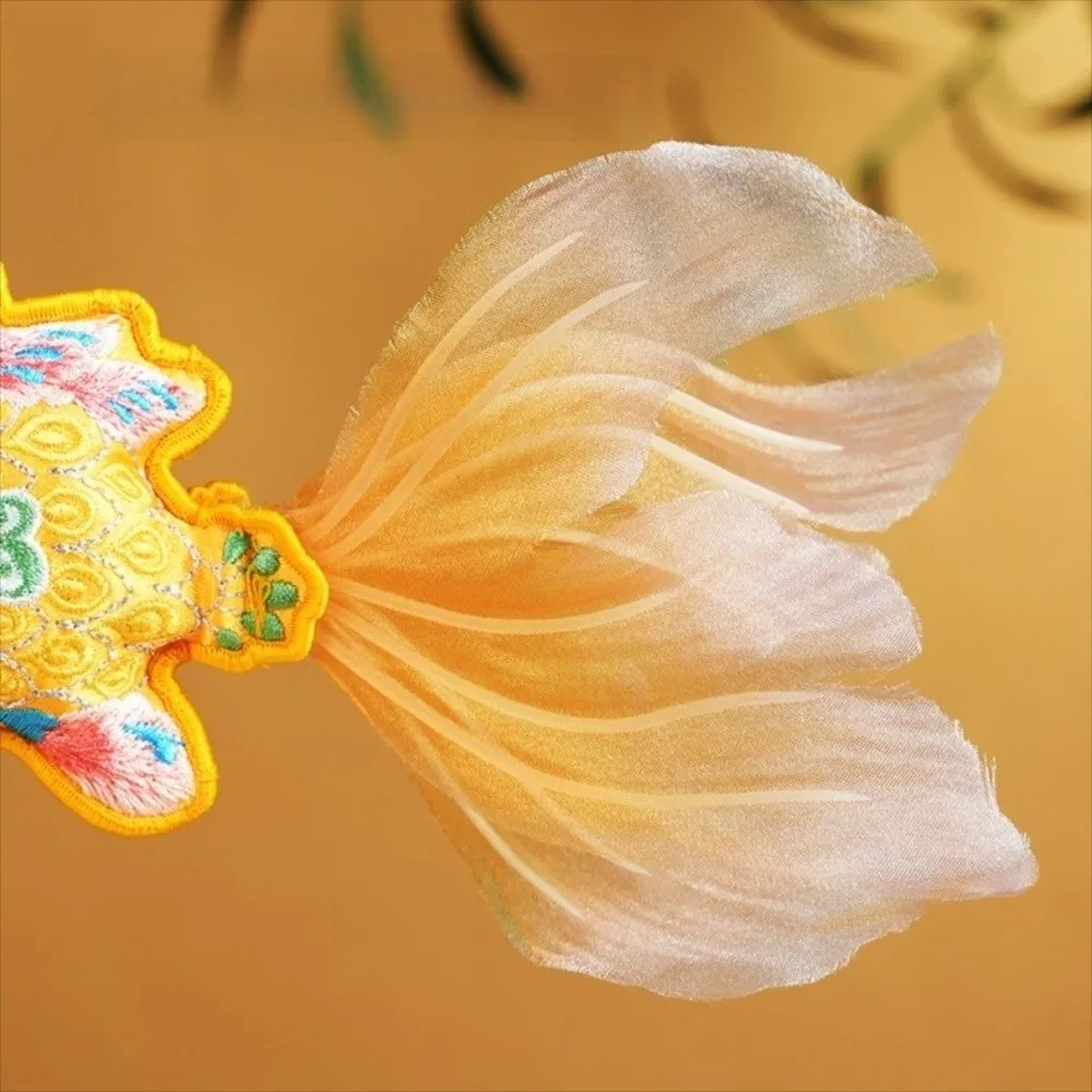 ذهبية السنة الجديدة كوي الأسماك الديكور شرابة حسن الحظ الصينية التقليدية قلادة حسن الحظ أطيب التمنيات #3