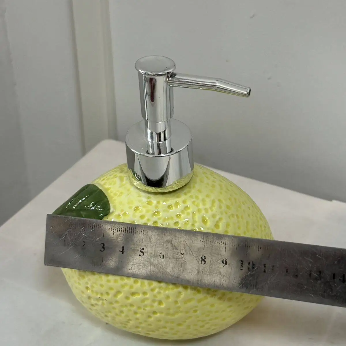 WHYOU Cute Ceramics Lemon Lotion Bottle Fruit Liquid Soap Dispensers Emulsion Latex Hand Wish Bottles Bathroom Accessories Set