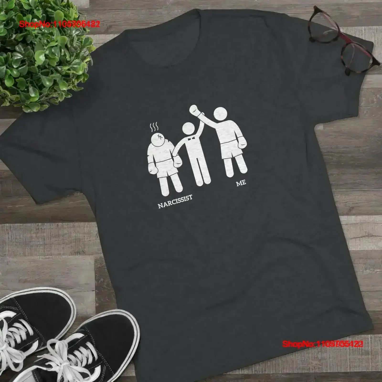Narcissist vs Me Boxing Match T Shirt Victory Over Toxicity Inspirational Self EmpowermenT vintage Washed graphic Stretched