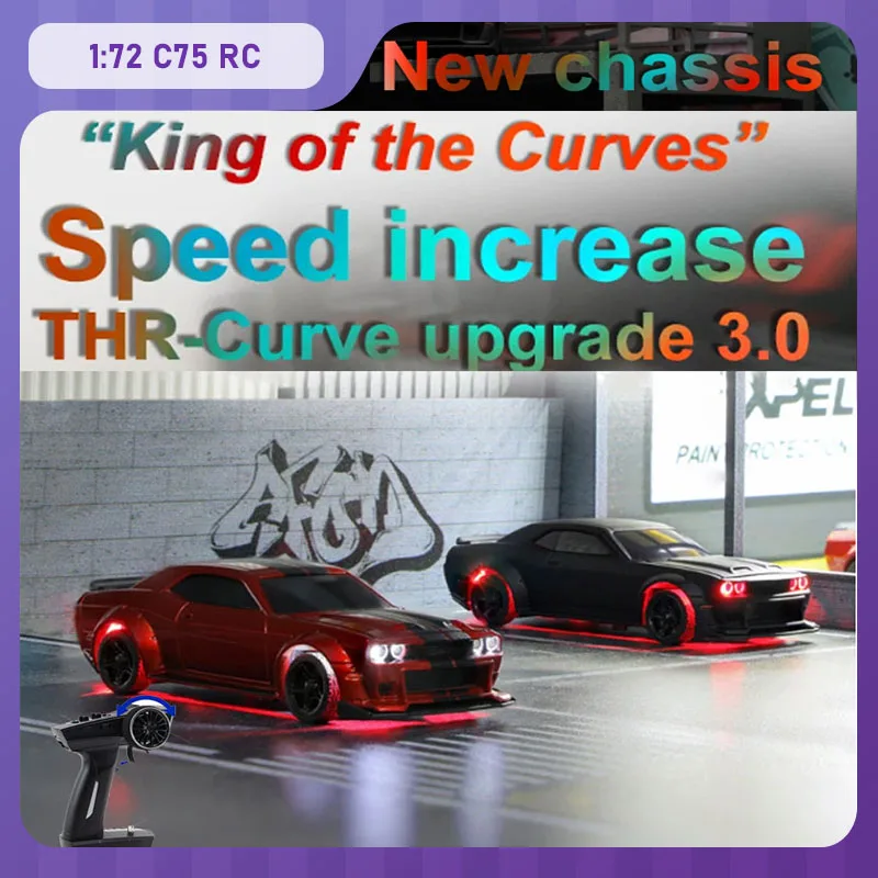 

Turbo Racing 1:76 C75 On Road Remote Control Car Radio Full Proportional Remote Control Toys RTR Kit Adults Children Gifts