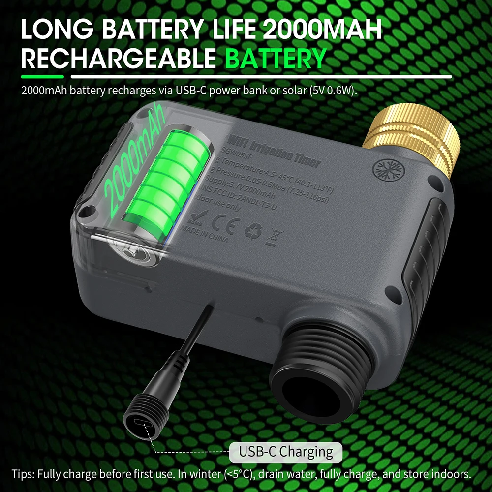 ตัวตั้งเวลาการรดน้ำพลังงานแสงอ - Power Zone Outdoor Timer บทวิจารณ์และราคา