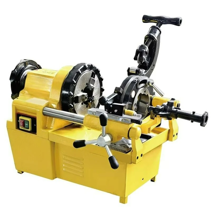 Factory Direct  2\" 4\" Electric Industrial Pipe Cutting & Threading Machine Custom Water & Power Pipe Threader