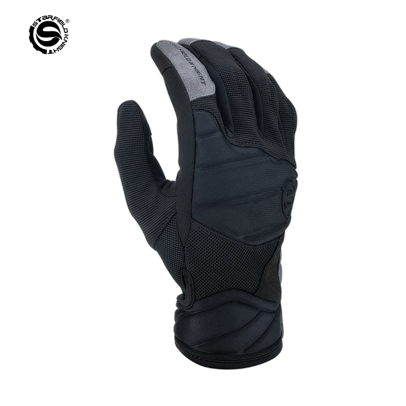 SFK Accessories For Motorcycle Mesh Gloves Slow Rebound Joint Protection Fingertip Touch Screen Wear-resistant Summer Breathable