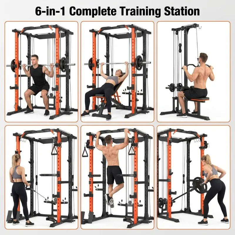 YTYIN Smith Machine Steel Frame Strength Training Equipment With Full Accessories ODM Made In China