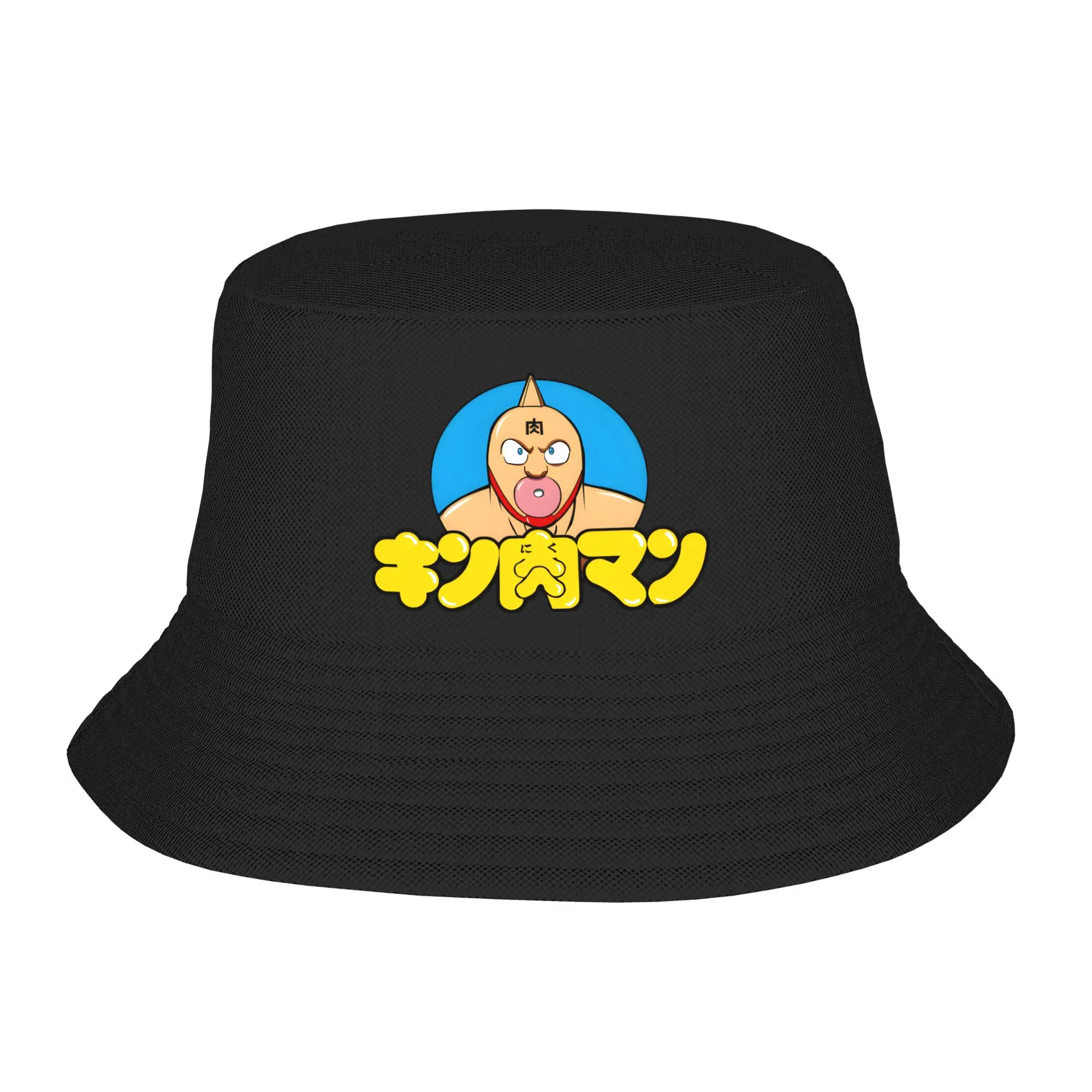 Kawaii Kinnikuman Six Devil Knights Bucket Hat für Mädchen, leichte Bob-Mütze, Reise-Kopfbedeckung