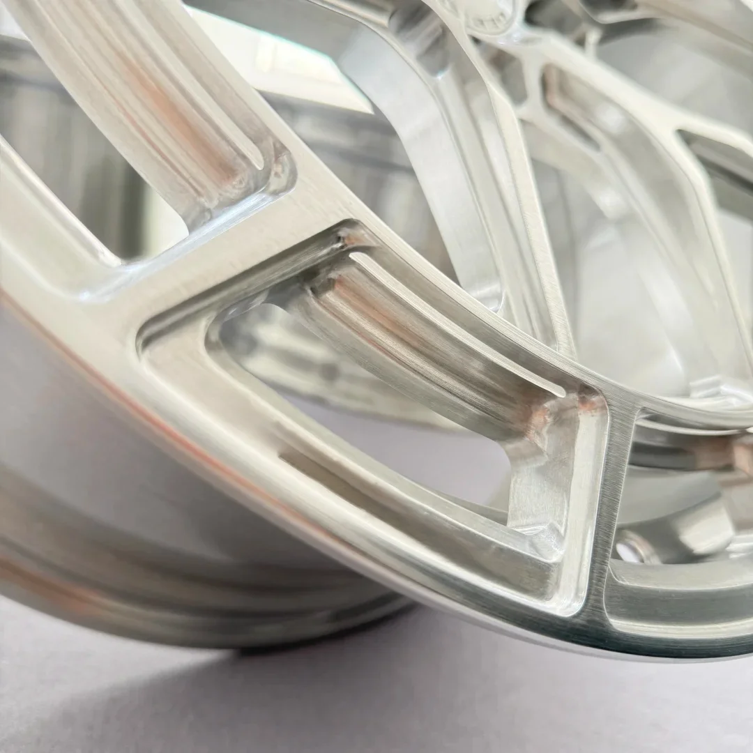 LZT-580 Custom Monoblock Forged Wheels Brushed Silver Finish 18 19 20 Inch Light Weight Alloy Rims