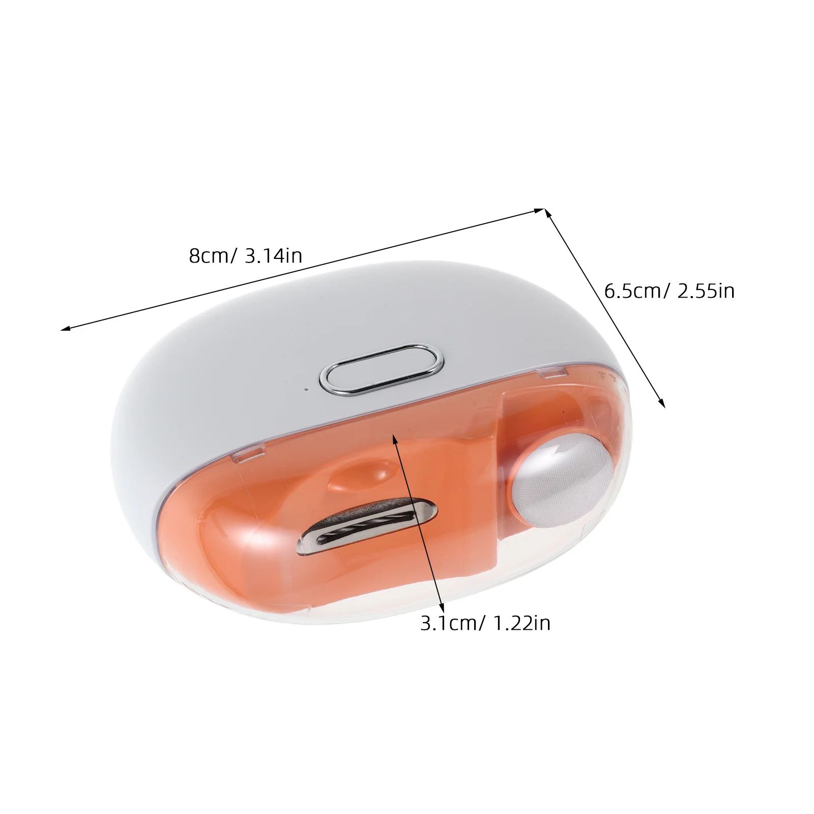 Elektrische teennagelknipper Oplaadbare draagbare stille trimmer voor senioren Dames Heren Automatische vingernagelknipper