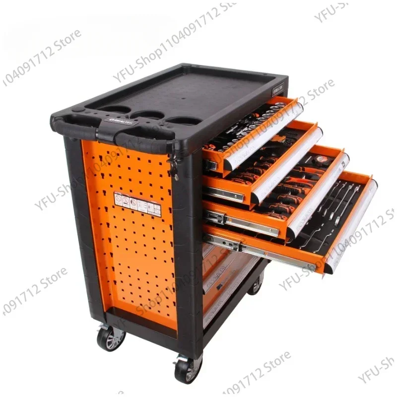 Hot Sale 7 Draws Tools Trolley Car with 174pcs Combination Hand Tools