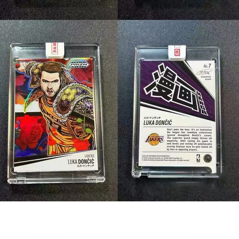 

Collectible DIY Homemade Cards Curry James Doncic Antetokounmpo Anime Ultimate Laser Image Quality Restoration Super Effects