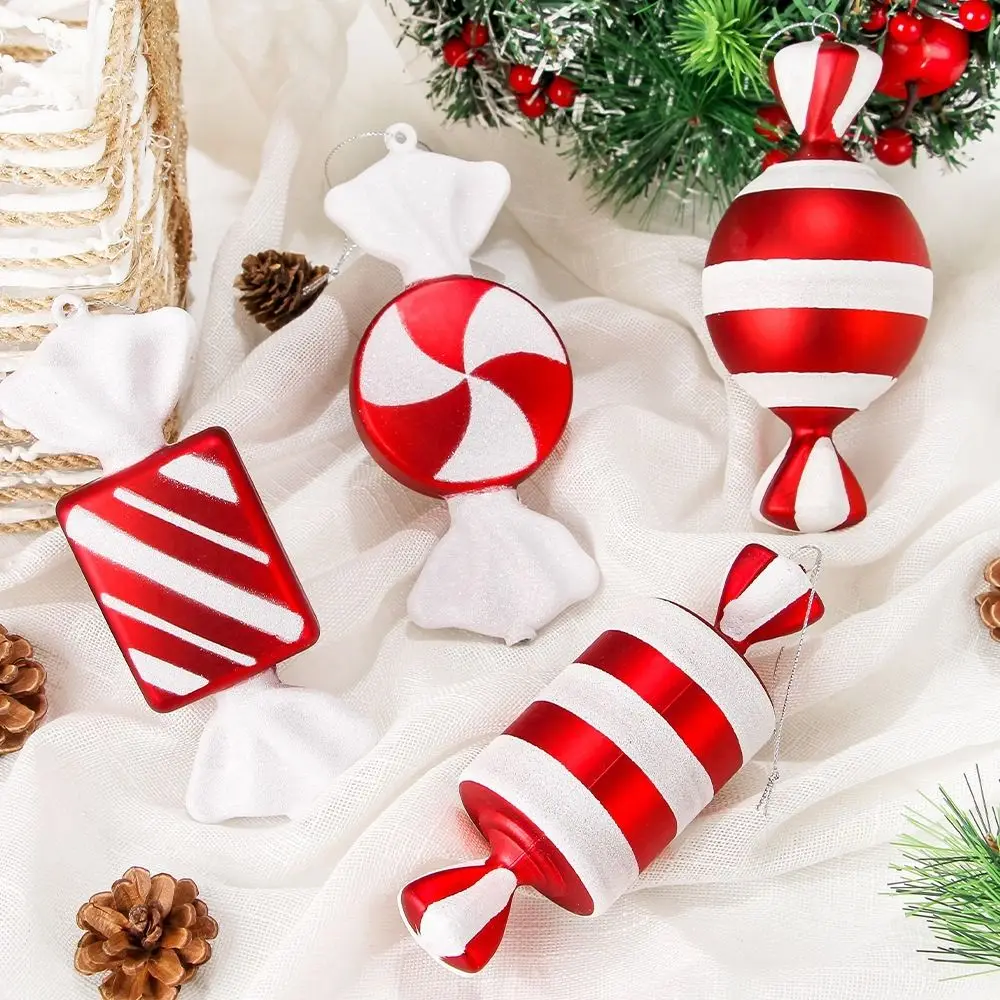 1PC Christmas Decoration Large Candy Cane DIY Xmas Tree Hanging Pendant Home Christmas Party Favors Kids New Year Gift