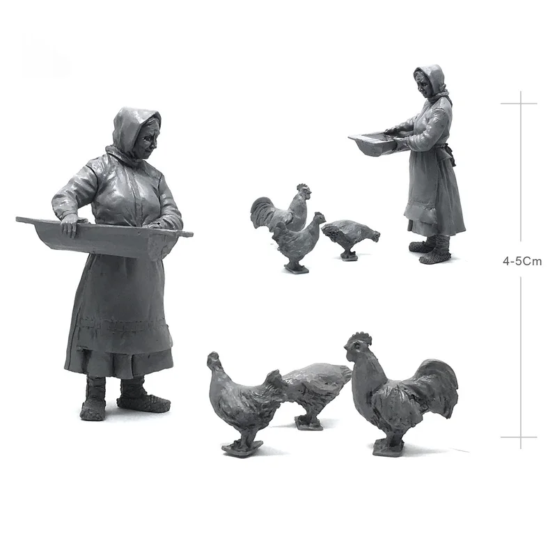 

1/35 WWII Russian Women Resin Model Figure Gk Micro Miniature 3d Printed White Model Toy Unassembled And Unpainted Kit