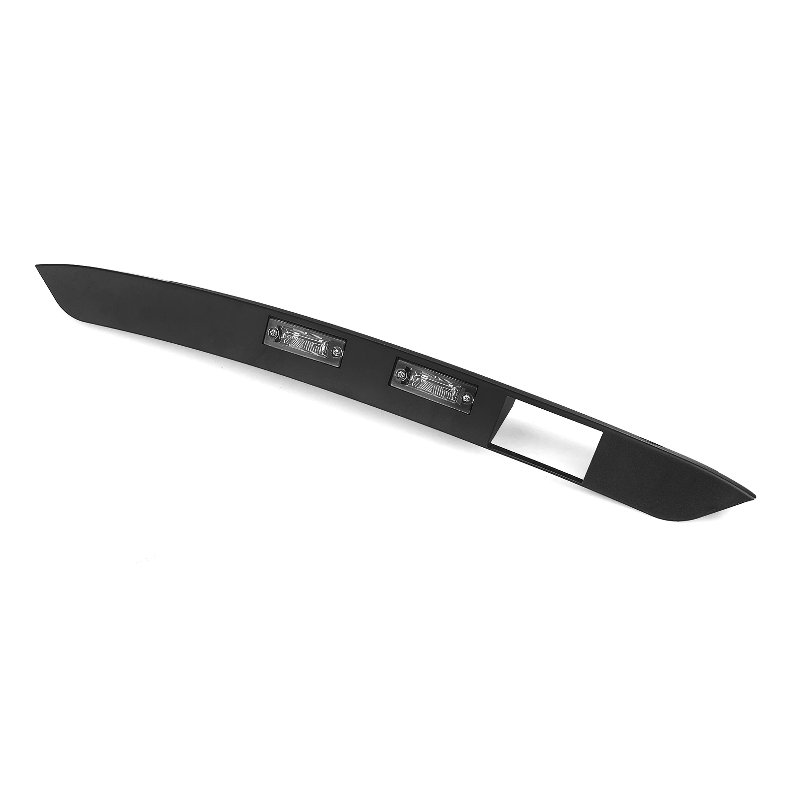 Car Rear Trunk Door Handle Strip Cover Tail Gate Trim Molding Number Plate Light with Light For Volkswagen VW Caddy 2K 9H SA
