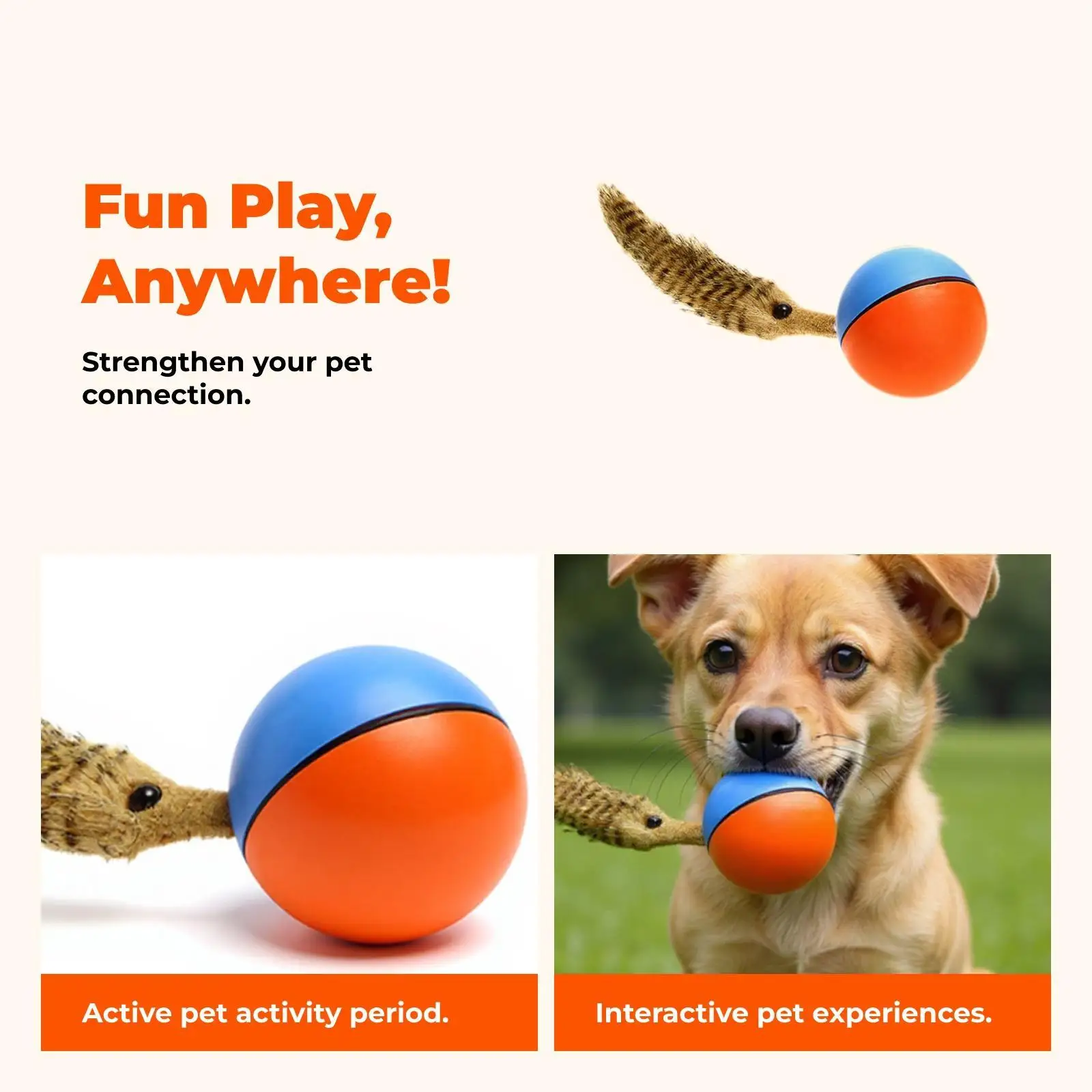 Interaktives Hundespielzeug für Haustiere – Hundespielzeug für Langeweile und stimulierendes Spiel