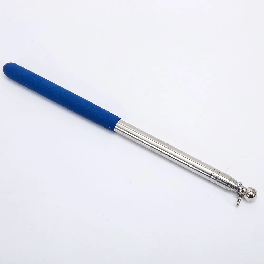 

3 Pcs Stick Presenter Teacher Pointer Stainless Steel Teaching Rubber