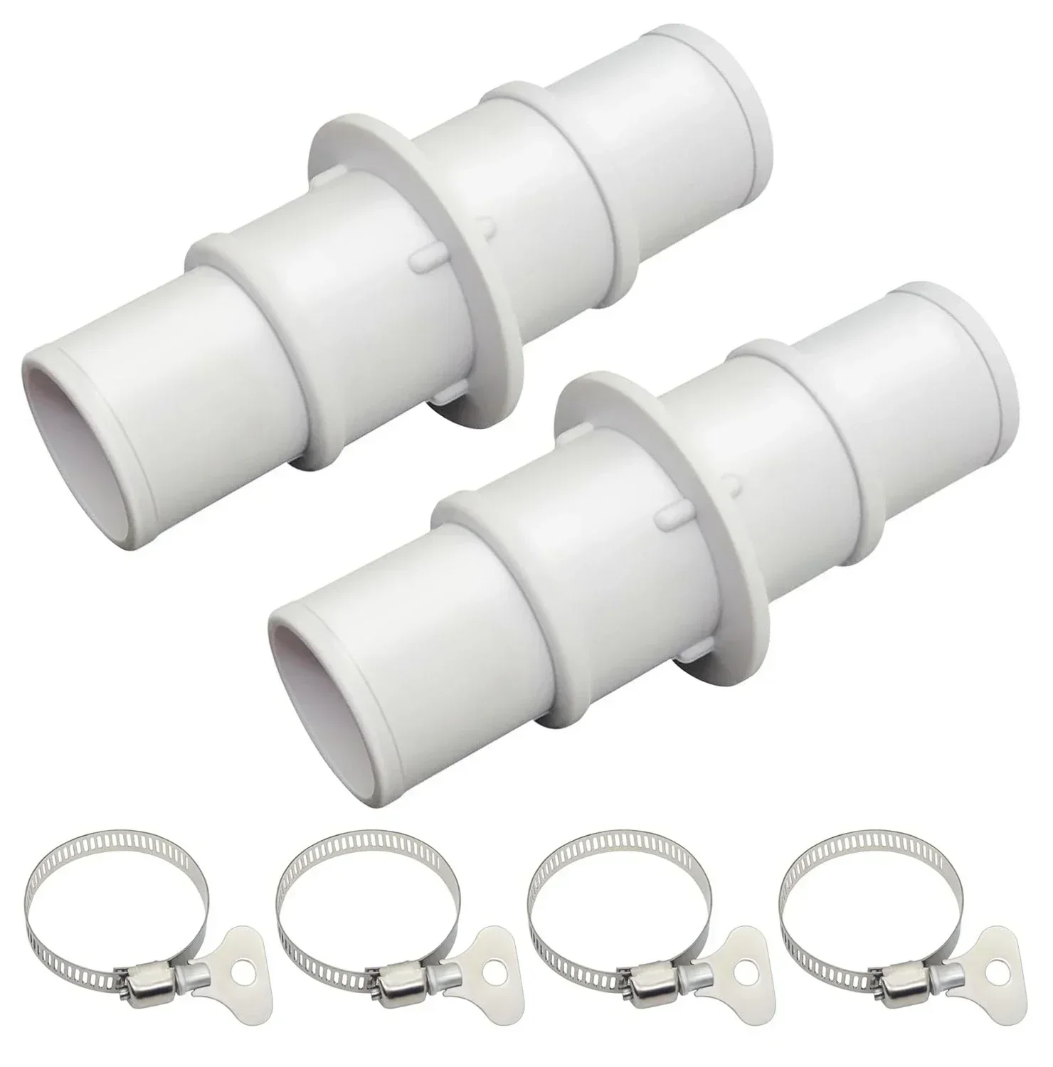 

2 Pcs 1-1/4" Or 1-1/2" Pool Hose Connector Coupling For Swimming Pool Vacuum High Quality Pool Hose Connector Coupling