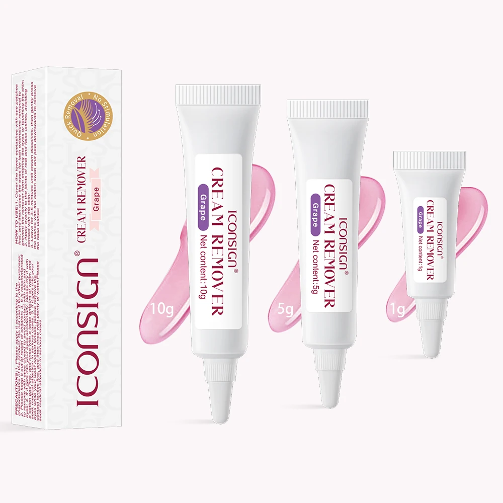 ICONSIGN Creme zur Wimpernverlängerung – 1 g |   5g |   10 g, Salon-exklusives Wimpernpflegeprodukt, geringe Reizung