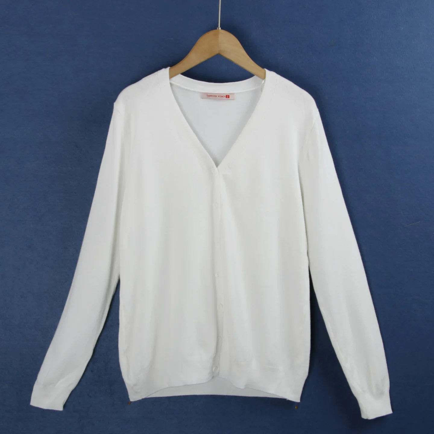 

Women's Knitted Long Sleeve V-Neck Cardigan Sweater Autumn Winter Outerwear Pure Color Casual Style Tight Fit Online Exclusive