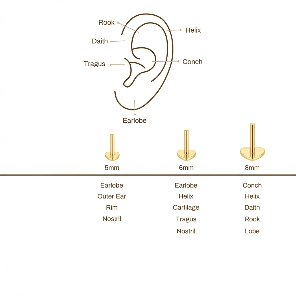 ROXI 1 Stück 925 Sterling Silber Mini Viereckiger Stern Zirkon Für Frau Flache Rückseite 18 Karat Gold Ins Piercing Ohrringe Edlen Schmuck – Detail 18