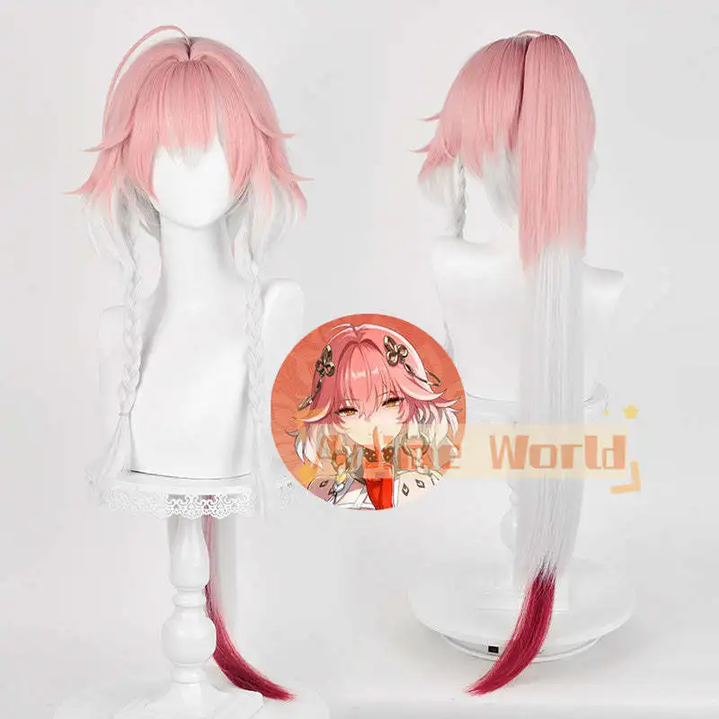 

Game Anime Wuthering Waves Changli Girl Cosplay Swimming Wear Bikini Costume Cosplay Pink Long Wigs Sexy Pants Kawaii Dress Cos